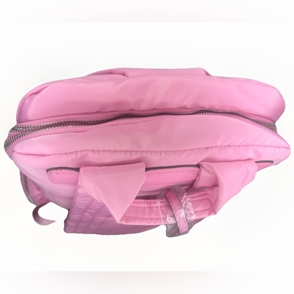 NEW Steve Madden Large Backpack Fondant Pink with Detachable Pouch Wristlet - Picture 10 of 11